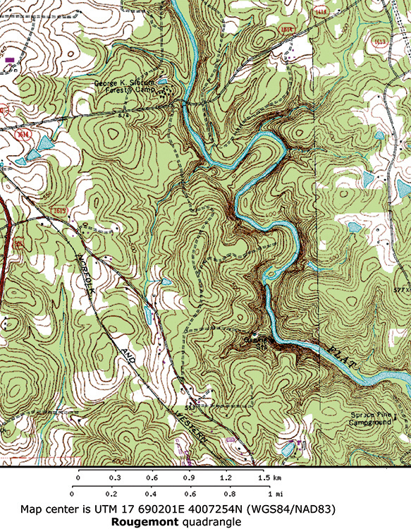 Johnsen Lab Natural Areas maps